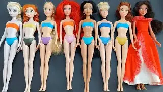 Red VS Blue Food DessertMukbang 빨간색 파란색 디저트 먹방 #DUBYBUBA 도나#disneyprincess