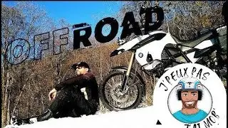 Moto Trail off-road - Piste foresti&egrave;re du Prec ( Savoie ) sens Ouest-Est