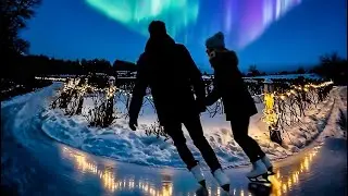 Northern Lights Ice Skate Trail