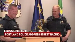 LIVE: Portland police address planned illegal street takeover