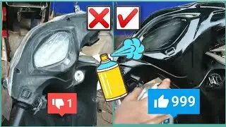 Honda Activa Dashboard How Ho Paint Scooter With Spray Cans | ART Works Sikers