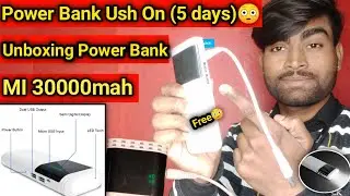 Mi Power Bank 30000mah Free Product Unboxing | Power Bank Se Fast Mobile Charge Karen #powerbank