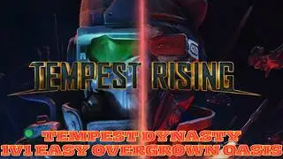 Tempest Rising Tempest Dynasty 1v1 Easy Skirmish (Overgrown Oasis) RTS Gameplay PC