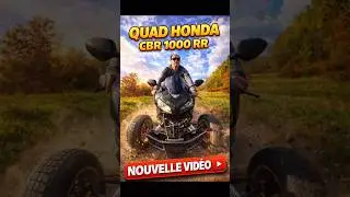 ESSAI DU PROTO QUAD SWAPPED HONDA CBR 1000 RR FIREBLADE #laboiserie  #bikelife #honda #motorcycle