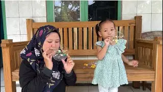 Tiup Balon Jadul Bersama Queenza