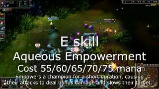Nami Champion Spotlight - League Of Legends Ability and Animation Preview
