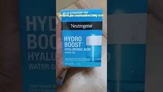 NEUTROGENA HYDRO BOOST  WATERGEL#moisturizer#sunscreen  #neutrogena#viral #ytshorts#short