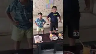 Fun time at snack time