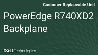 Dell PowerEdge R740XD2: Remove/Install Bay 1 Backplane