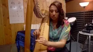 Lu Rusciu de lu Mare - Rita Partini (Celtic Harp and Guitar)