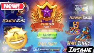 *NEW* SPACE PARTY SEASON PASS In Basketball Arena!! (All New Rewards)