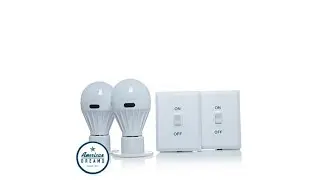 Promier COB LED Wireless Remote PortaBulb 2pack