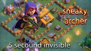 coc builder hall sneaky archer  attacks