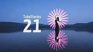 Light-painting at the lake - Tube Stories 21