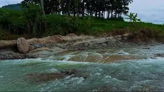 4K-HDR | Healing River Ambience to Sleep All Night & Reduce Stress | Deep Water Flow for Relaxation
