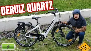 Das Deruiz Quartz City Ebike 28Zoll Pedelec mit Bafang Heckmotor im Test Review mit App und 48V