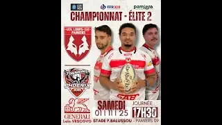 Elite 2 - Journée 3 - Rugby à XIII - Les Loups Pamiers XIII vs TONNEINS XIII