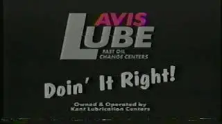 Texas Avis Lube Fast Oil Change Center 1993 Commercial Odessa & Midland TX