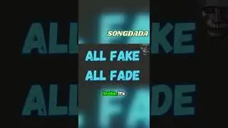 All Fake All Fade 🎶 SongDada 2025 #Shorts #NewMusic #viralsong