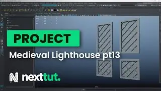 Maya Modelling Tutorial | Medieval Lighthouse Part 13