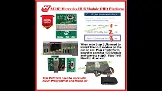 ACDP Mercedes HU6YH-OBD platform to work with Module 37 to do Mercedes-Benz mileage correction