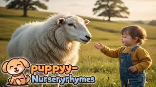 Baa Baa white sheep | kids song | @Puppy-nurseryrhymes |#youtube #kidslearning #kidssongs