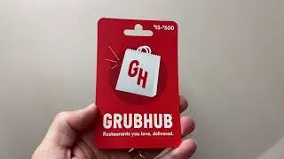 Grubhub Gift Cards - Digital Code vs Physical Card