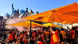 Galatasaray Fans in Frankfurt am R&ouml;mer