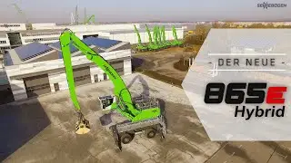 The new powerful 90 ton material handler - SENNEBOGEN 865 E (German)