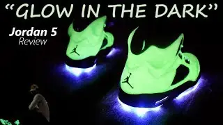 Обзор Nike Air Jordan 5 Glow In The Dark | Коллекция Hypebeast