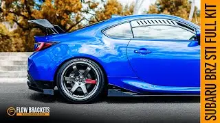 Subaru BRZ STI Full Splitter Kit Showcase | Flow Designs