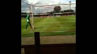 Crawley town v petebrough.. Singing after Gary alexander go