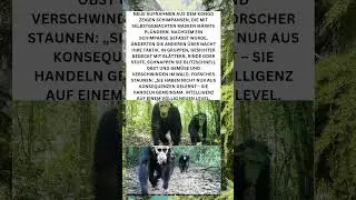 Schimpansen mit Masken: Geniale M&auml;rkte-R&auml;uber im Kongo