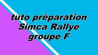 tuto Simca rallye, CG,1200S, groupe F direction réglable du kit SRT épisode 5 final