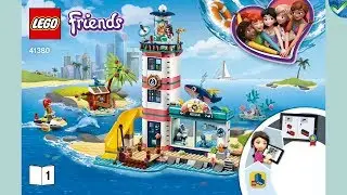 41380 Lighthouse Rescue Center LEGO&reg; Friends Manual at the Brickmanuals Instruction Archive