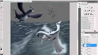 Lugia vs XD001(Shadow Lugia) Speedpaint