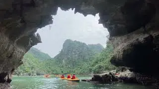 Kayaking, lan ha bay