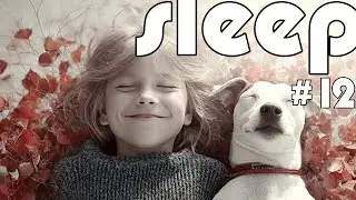 Autumn Dreamland: Child & Puppy Sleep Soundscape. Find Deep Rest Amidst Red Leaves. 👧🐶💤