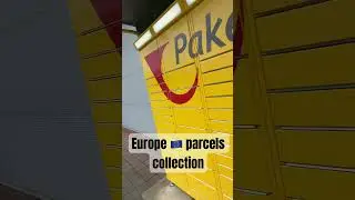 Europe main parcel delivery machine se hoti hain. #europe #germany ￼
