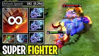 SUPER FIGHTER..!! +582 Attack Speed 3x Moon Shard Carry Axe 7.27 | Dota 2