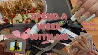 spend a week with me: shopping, haul, holiday glow-up & packing!