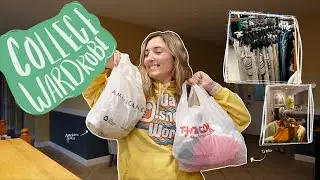 *COLLEGE* BACK TO SCHOOL CLOTHING SHOPPING + HAUL (american eagle, tj maxx, + MORE)