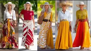 Summer Long Skirt Looks 2026 | Flattering Outfits for Women Over 50