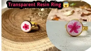 I Made Rings From Flowers//how to make resin ring withflowers