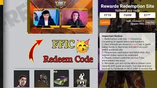 FFIC Grand Finale Redeem Code . Jaldi Lelo