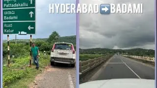 Hyderabad to Badami|Travel Vlog covering first part of the journey to Badami