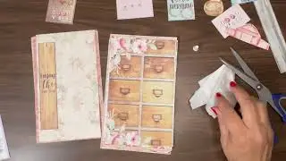 Creating a Shabby Farmhouse Recipe Book Design Team Project for Creating with Jovi