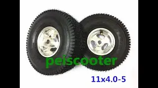 11x4.00-5 hub wheel for mobility scooter DIY that can fit transaxle motor phub-11wt