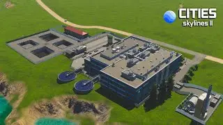 ESTA&Ccedil;&Atilde;O DE TRATAMENTO | CITIES SKYLINES 2 (Time-lapse)
