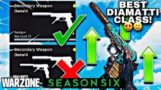 The &ldquo;DIAMATTI&rdquo; is the BEST PISTOL in WARZONE SEASON 6! 😍 (Best Diamatti Class Setup + Gameplay)